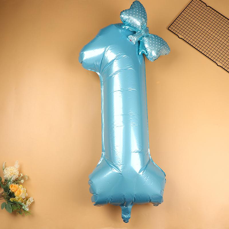Globos de Cumpleaños con Números 0-9 de 40 Pulgadas Globos Rosas con Lazo de Moño para Cumpleaños de Niñas Princesas Globos para Fiesta de Bodas Globo Gigante con Número