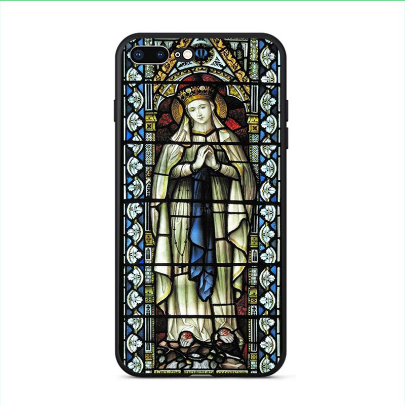 

Уникальный чехол для телефона «Благословенная Дева Мария» для Iphone 11 pro X XS Max XR 7 8 Plus 5 5S SE 2020, персонализированный чехол из ТПУ с мягкой задней панелью iPhone 11promax