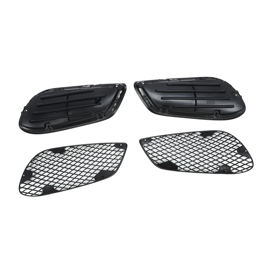 4Pcs Fog Light Plinth Cover 2128852723 Left and Right Fog Light Frame For Benz E?Class W212 AMG