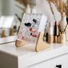 Acrylic Lipstick Display Stand Makeup Organizer Stand Compartmentalized Cosmetic Beauty Vanity Lipgloss Storage Holder