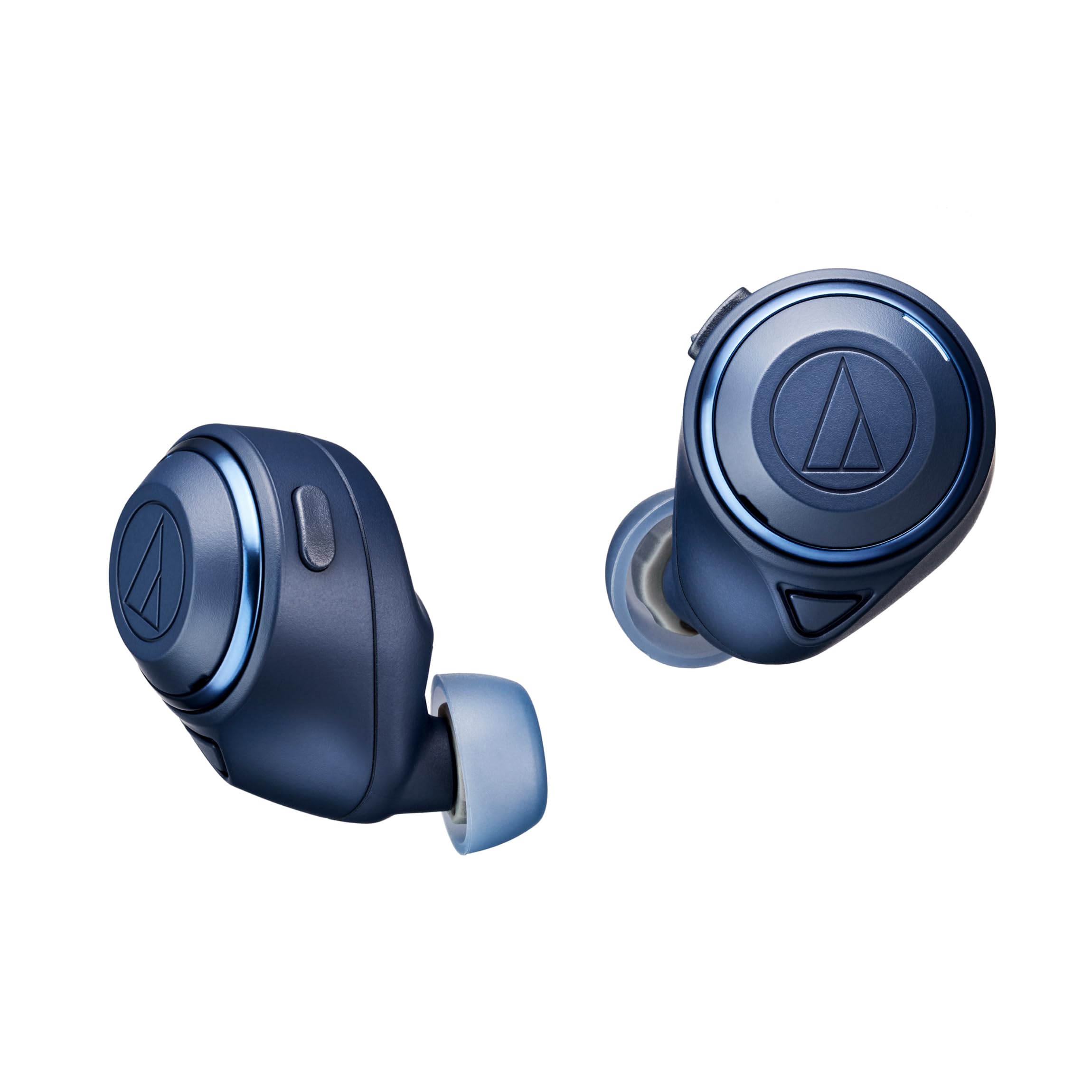 

BL Wireless Earphones with Noise Deep Up to 50 Hours of 20 Hours of Enhanced Call Noise Low Latency aptX and 360 Reality Audio-Technica ATH-CKS50TW синій