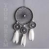 2 kits DIY Attrape-rêves blancs et gris