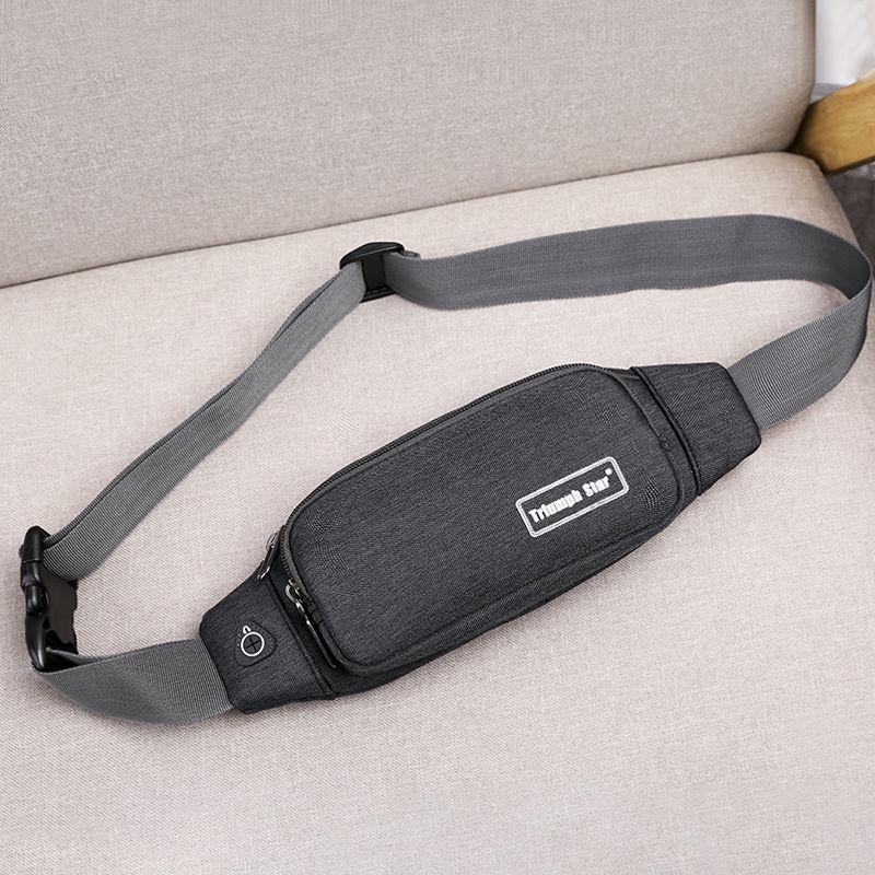 Unisex Waterproof Fanny Pack: Multifunctional Coin Purse, Mobile Phone Holder, Lightweight Running Bag for Sports