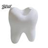 Tooth Shape Holder Toothbrush Holder, 3D Printed Storage Organizer, Wide No Burrs Pen Mouth Large Capacity for Bathroom Desk Organizer