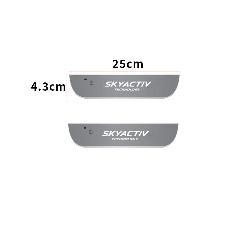 

Customized For SKYACTIV MAZDA Axela 2 3 5 6 CX-9 CX-5 CX-3 CX30 Car Door Sill Light LED Welcome Pedal Projector Threshold Lamp For Welcome