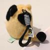 12Cm Chubby Round Cute Plush Cat Keychain Soft Squeezable Stress Relieving Stuffed Toy Kawaii Kitten Calico Cats Doll