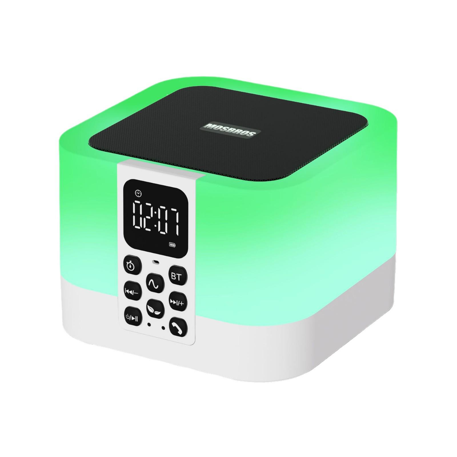

Aurora S8: Portable Night Light & White Noise Bluetooth Speaker for Babies білий