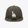 NEW ERA Mlb La Dodgers Basic Size Cap New Olive 11941969