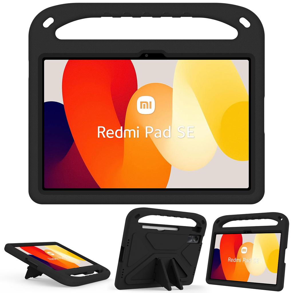 EVA Case For Xiaomi Redmi Pad SE 2023 11 inch 23073RPBFG Built-in Kickstand Cover Kids Friendly With Portable Holder Shockproof