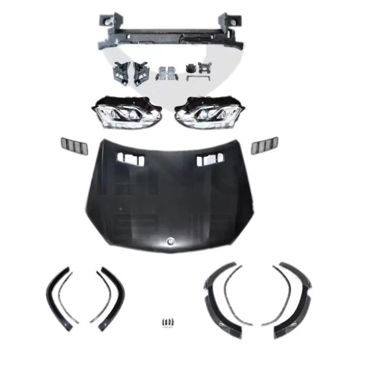 Mercedes-Benz GL-Class X166 (2013-2015) Bumper Upgrade to GLS63 Style