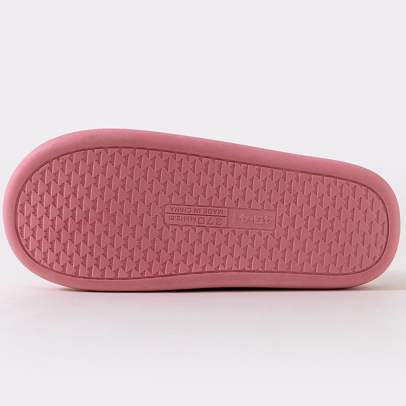 Qidashun new cartoon cotton slippers, autumn and winter indoor and outdoor couple cotton shoes to keep warm and cute cotton tows