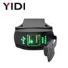 Universal Mini Dual USB Port Car Fast Charger Socket 3.1A Rectangular Waterproof Dustproof Adapter 12V 24V Iphone Ipad Samsung