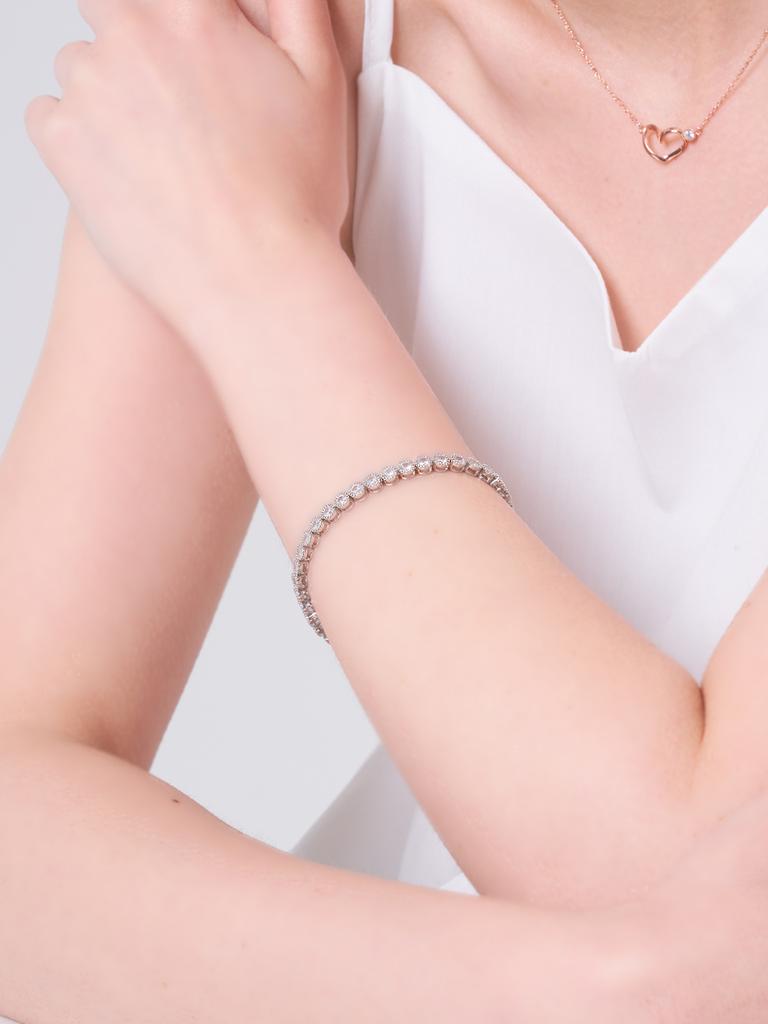 Ellejewelry Twinkle Classic Tennis Bracelet Elbrbb105