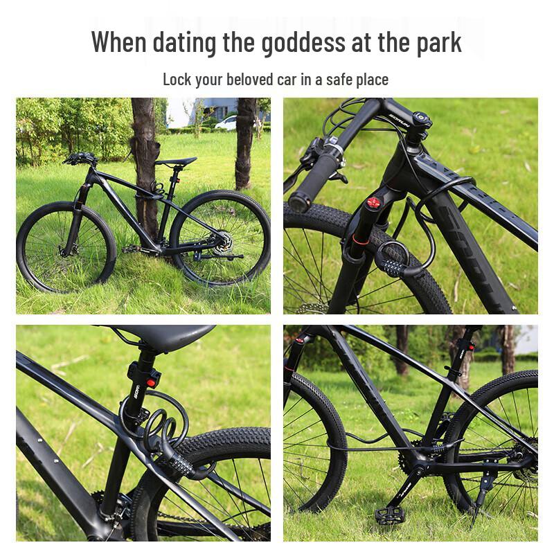 5-Digit Combination Bicycle Cable Lock