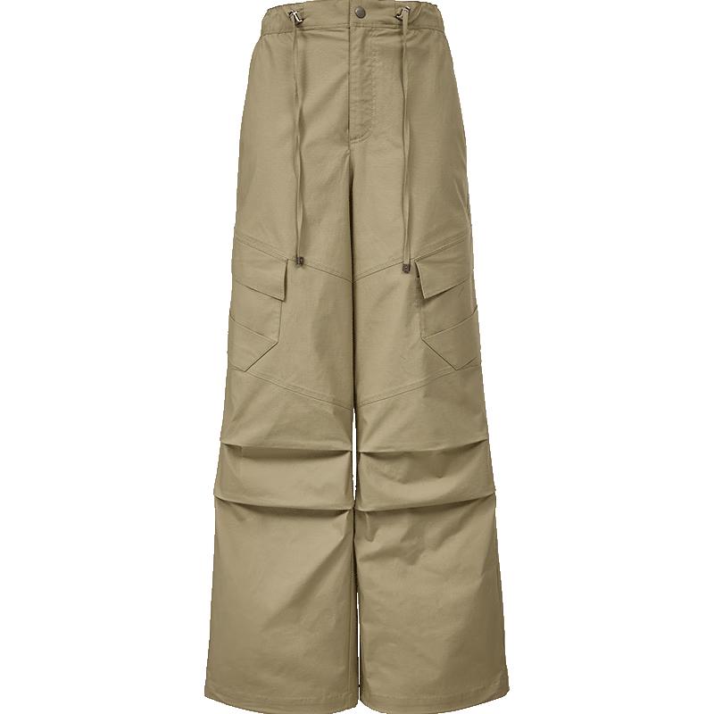ONLY Women's High-Waist Cargo Straight Leg Pants