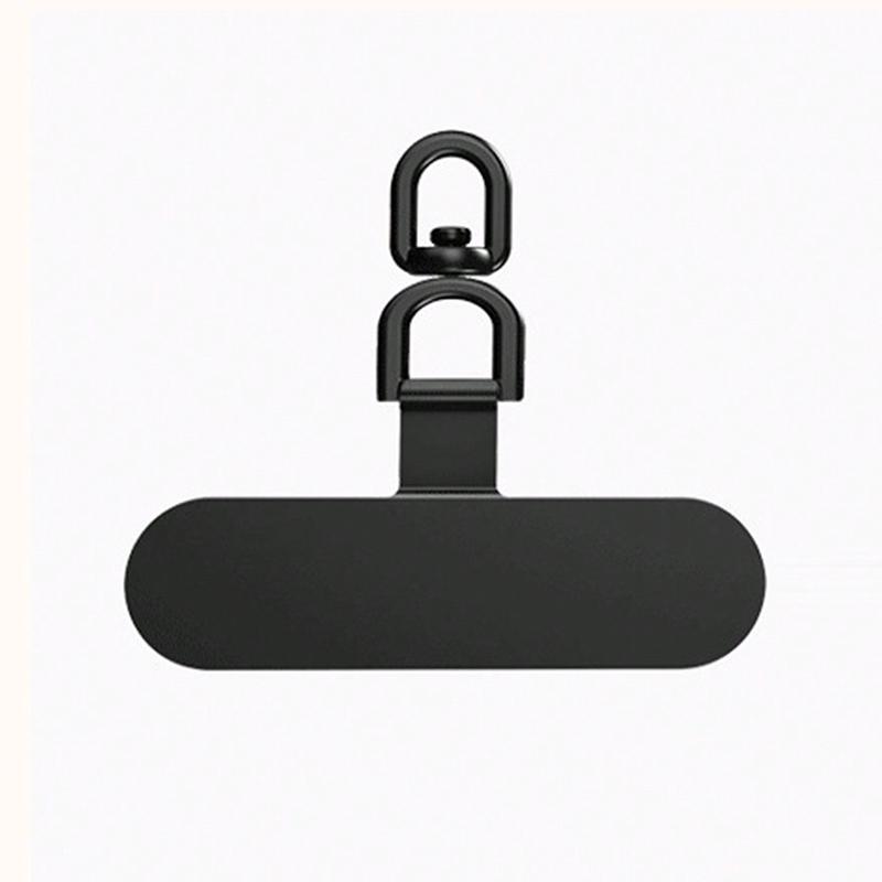 1pcs New Upgrated 360 Rotatable Stainless Steel Phone Tether Tab Metal Patch Gasket Cellphone Lanyard Safety Connecter Piece