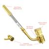 Professional Brazing Hand Torch MAPP Propane Welding Burner Swivel Cyclone Torch