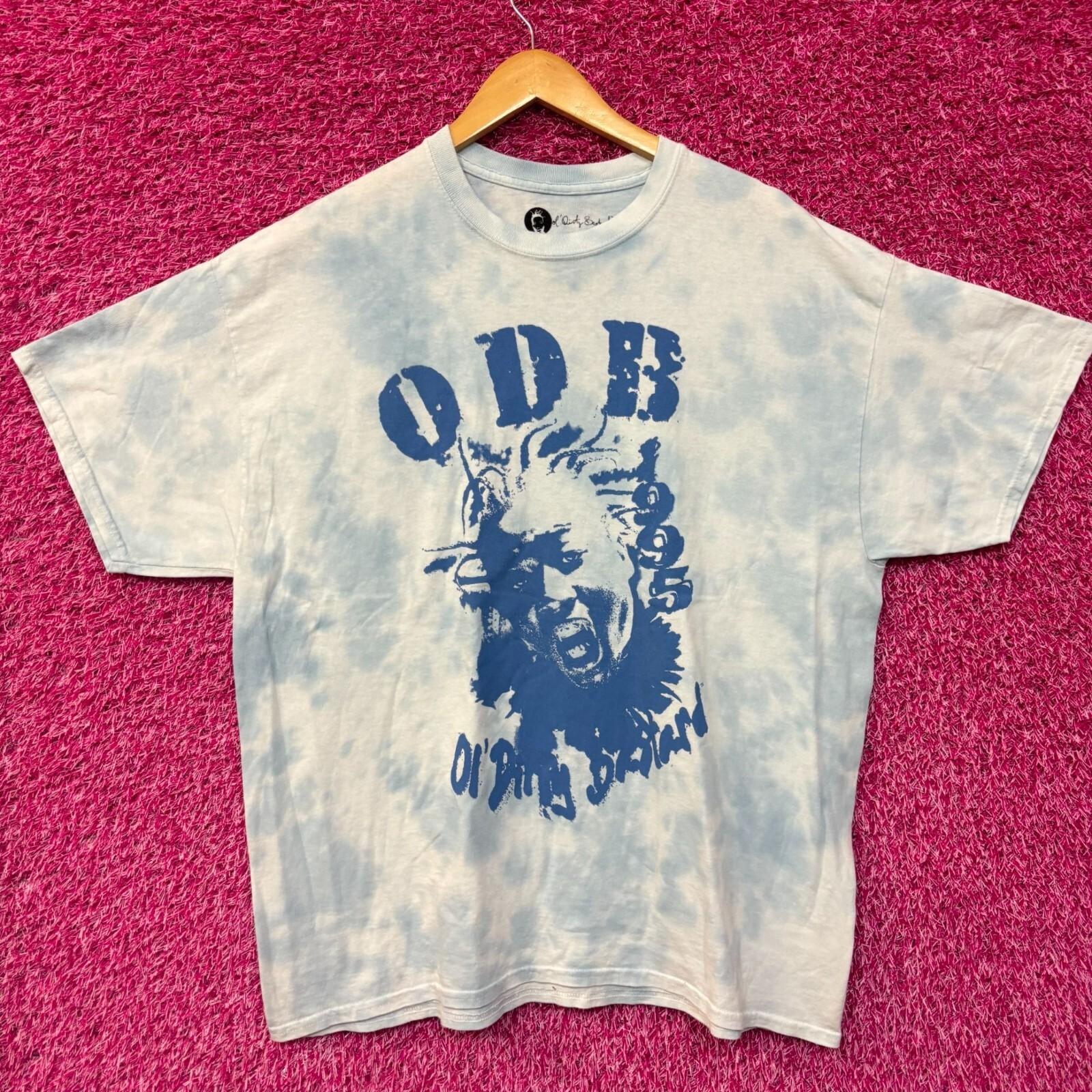 Wutang clan Ol Dirty Bastard Return to 36 Chambers 1995 tiedye tshirt size larg M