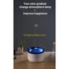 B46E 560ml Electric Air Humidifier Volcanic Flame Aromas Oil Diffuser LED Light Cool Sprayer for Home Bedroom Office