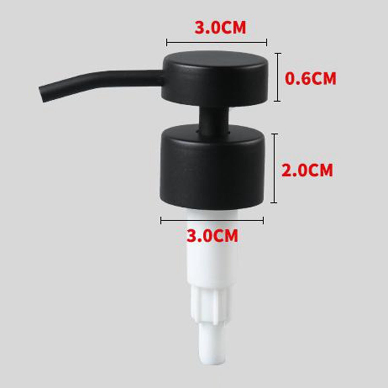 

Головка насоса дозатора мыла из нержавеющей стали, сменные запасные части для стандартного насоса для жидкого мыла, сменный насос дозатора чёрный
