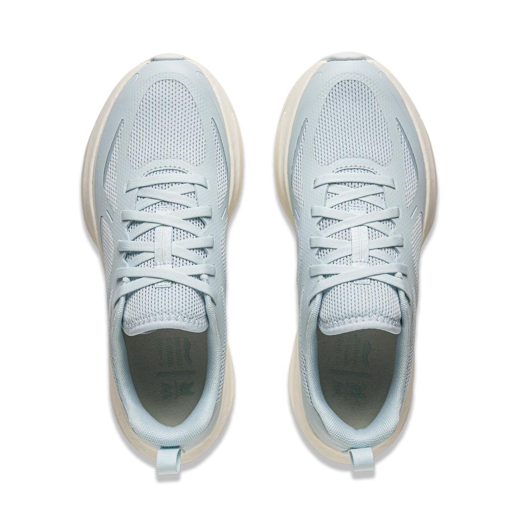 Li Ning Cushioning Slip Resistant Abrasion Resistant Support Lightweight Low Top Running Shoes Women's Blue ARHV024-5