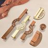 High End New Chinese Style Copper Brushed Color Cabinet Door Handle,Wardrobe Drawer Handle, Retro Hollowed Out Cabinet Handle