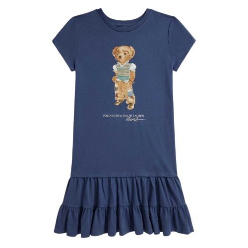 Ralph Lauren Kız Çocuk Polo Ayıcık Tişört Elbise