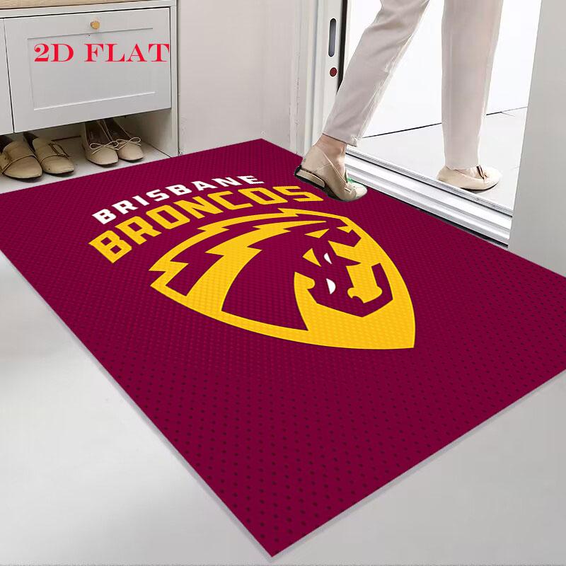 Brisbane Broncos Carpet Rug for Living Room Bedroom Home Sofa Decoration,Kids play Nonslip Floor Mat
