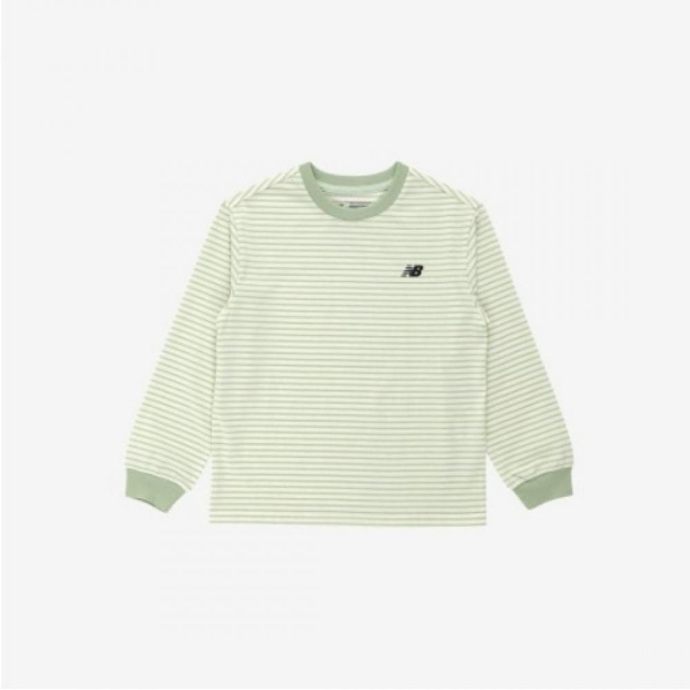 New Balance Kids Basic STripe T shirT Ivory Nk9bgc305u 39 Ivory