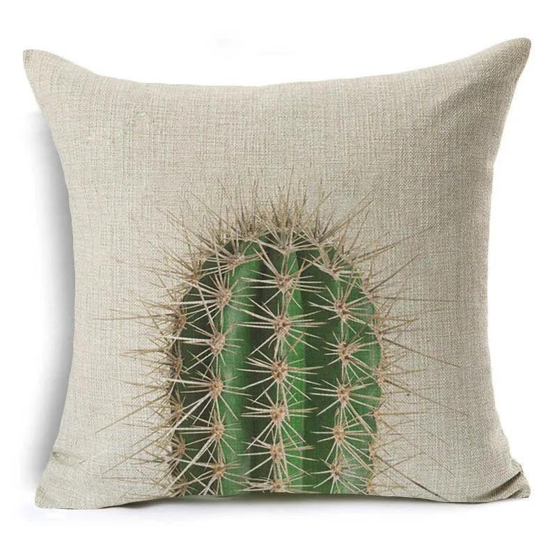 

Скандинавский стиль Суккуленты Принт Наволочка Ананас Узор Наволочка Домашняя Декоративная Диван Автомобильное Кресло Декоративные Подушки 40x40cm 16x16in