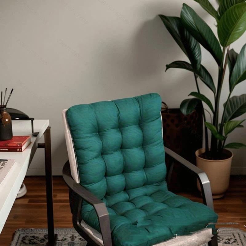 Modern Style Office Integrated Backrest Cushion Solid Color Thicken Student Dormitory Sedentary Chairmat Home Chair Back Cushion
