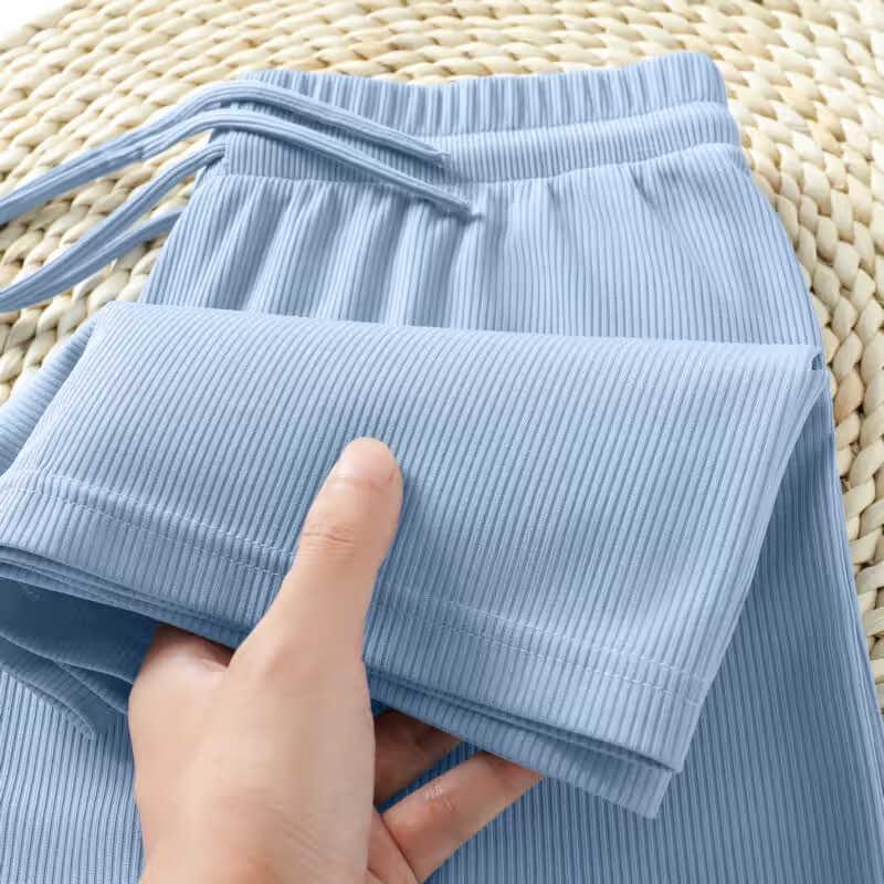 Baleno Women's Ice Silk Wide-Leg Pants