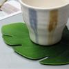 EVA Environmentally Friendly Coasters Turtle Back Leaves Simulation Plant Coaster Heat Insulation Layer Waterproof Non-slip Pad