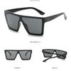 Fashion Sunglasses Bright Black Fashion Sunglasses Exaggerated Ocean Glasses for Men and Women