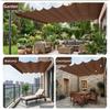 Waterproof Wave Retractable Sun Shade Canopy UV Protection Telescopic Garden Sunshade Net Rainproof Heavy Duty Sun Shade Sail
