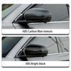 Car Rear View Side Mirror Cover Trim For BYD Song Plus EV 2023 Bright Black Rear View Mirror Cover Anti-scratch Song