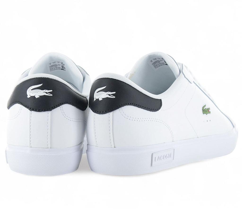 LACOSTE Powercourt 125 - Herren Sneakers Schuhe Leder Weiß 749SMA0081147 ORIGINAL