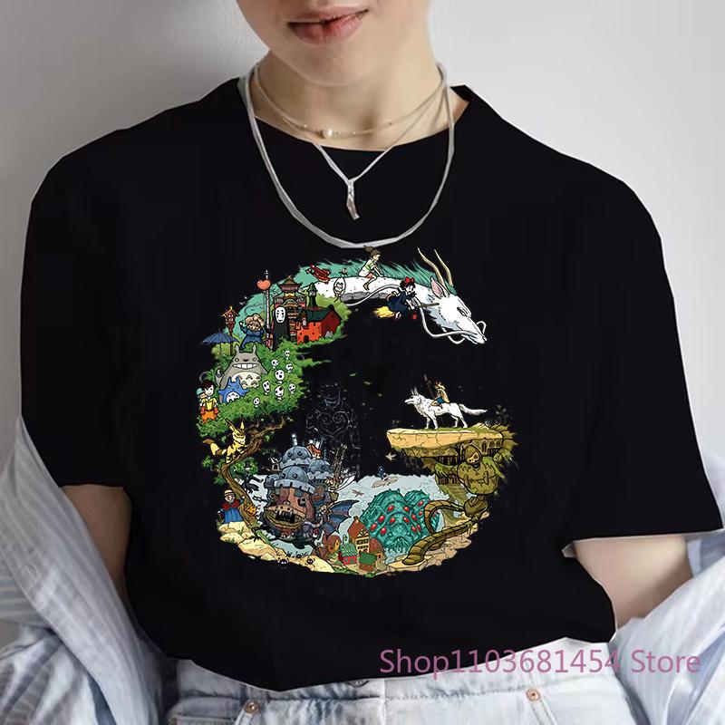 

Японское аниме футболка с графическим принтом дракона женская новая летняя харадзюку эстетичная футболка белые топы повседневная женская футболка 4XL