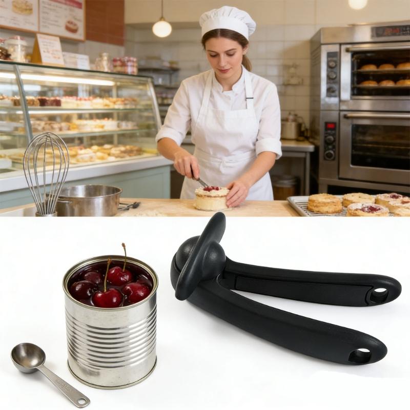 Ergonomiczny otwieracz do puszek z antypoślizgowym uchwytem, szybki ściągacz do kapsli butelek na imprezy, wielofunkcyjne narzędzie kuchenne