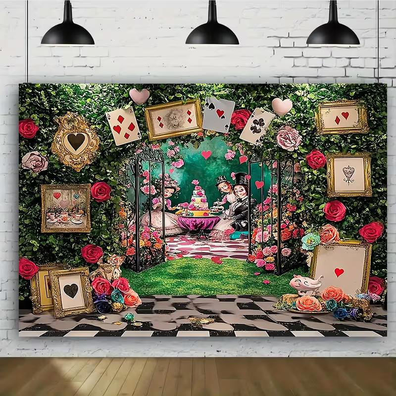 2D Abundant Summer Fruits Backdrop Classic Oil Painting Style Studio Photography Background
