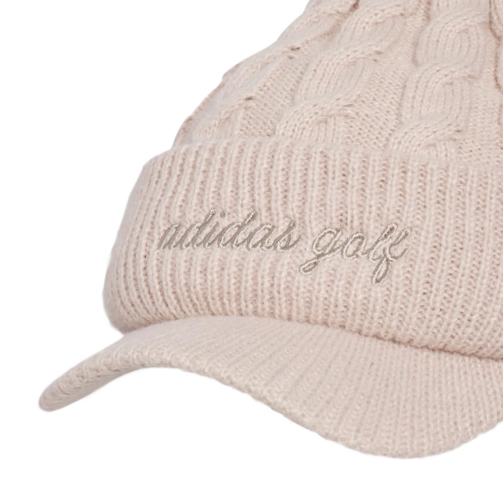 Adidas Golf Wonder Tarp Golf Beanie with Brim Pom-Pom