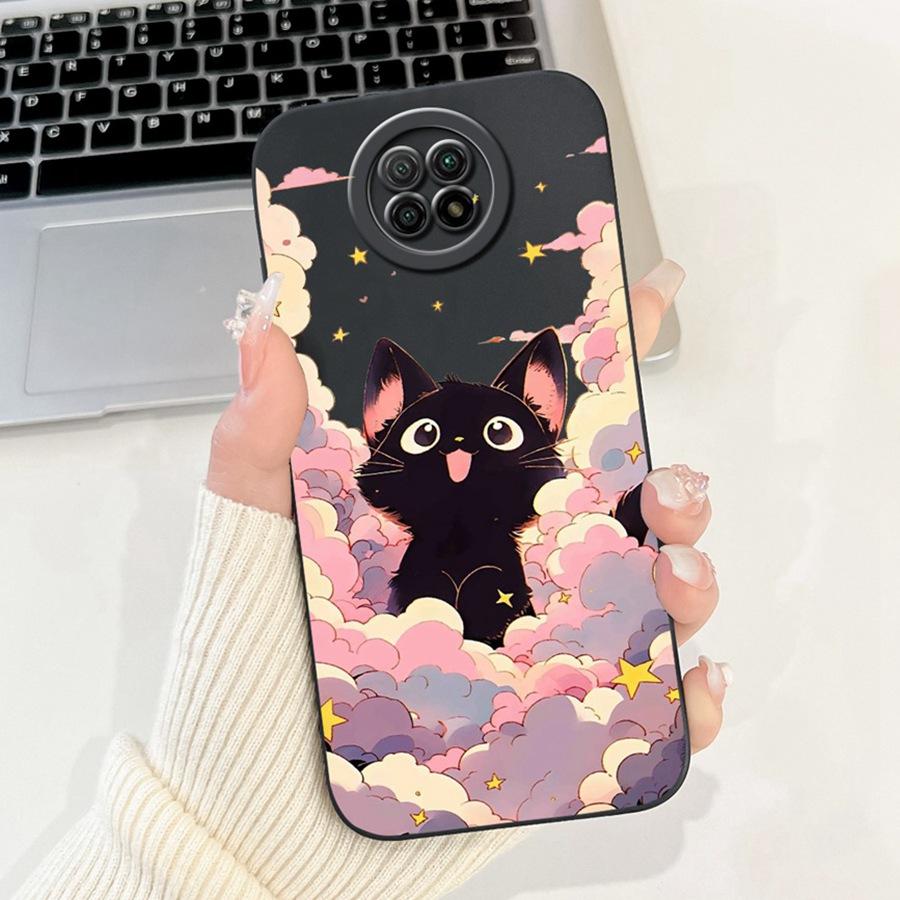 For Xiaomi Redmi Note 9T 5G Case Note9 5G Capa Shockproof Soft Silicone New Flower Funda for Redmi Note 9 T 5G Phone Cover Coque