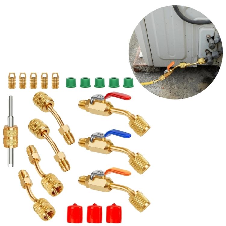 Conversion Adapter Refrigerant Adapter Air Conditioner Tool System Repair Tool