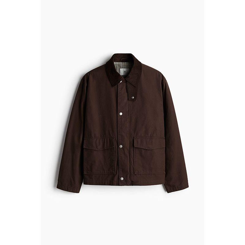 

HM Men s Jacket Autumn Windproof Detroit Outdoor Canvas Lapel Zipper Overalls 1235657