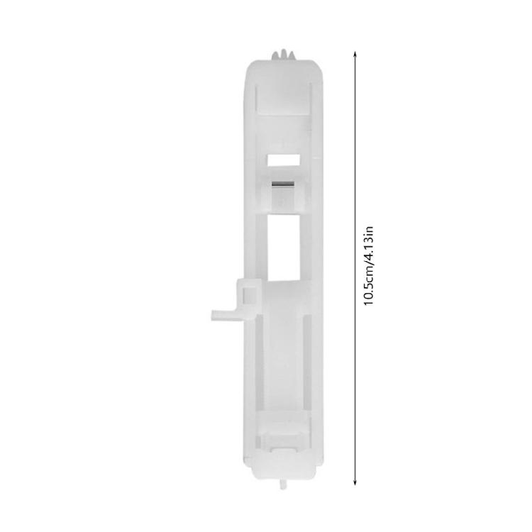 Multifunctional 4423 Buttonhole Foot Suitable for Household Sewing Machines Effortless Operation White Plastic Design