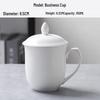 Tangyu Pure White Ceramic Mug
