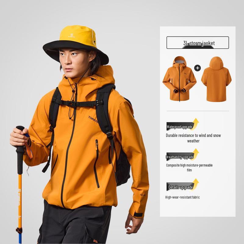 Toread Men s 2025 3-Layer Windproof Outdoor Jacket S