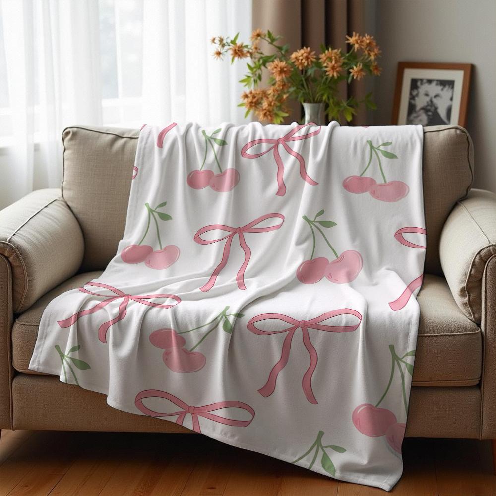 Weird Cat Octopus Cartoon Anime Print Flannel Blanket Soft Warm Throw for Kids Bedroom Sofa Christmas Office Car