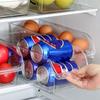 3pcs Large Capacity Refrigerator Storage Box PET Transparent Refrigerator Organizer Bin Stackable Open Top