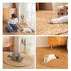 Natural Handwoven Straw Pad Jute Braided Area Rug Round Raffia Rug for Yoga Fitness Outdoor Rest Kitchen Decors